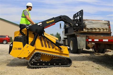 loading mini skid steer on trailer|ctx160 mini skid steer price.